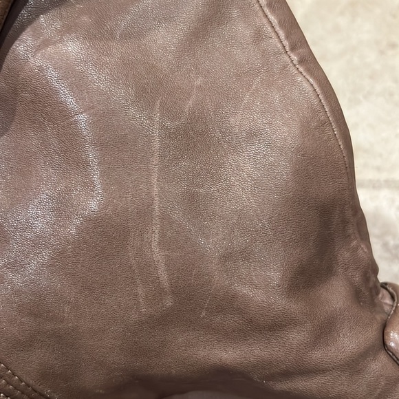 Leather Tan Wedge Boots - Picture 6 of 8
